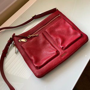 Fossil | Piper Small Crossbody in Red Crimson